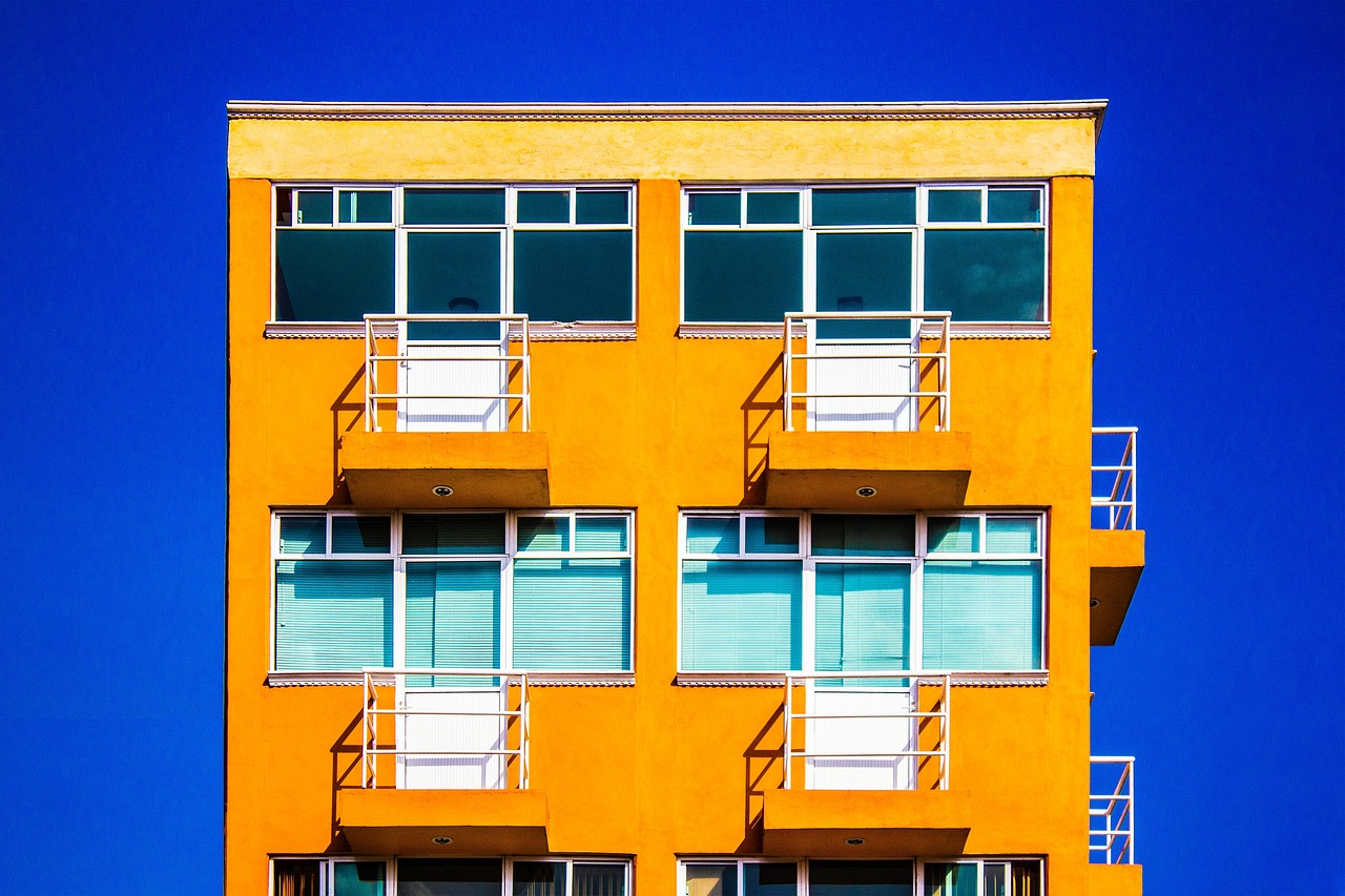 building, windows, balconies, facade, apartments, flats, orange building, architecture, structure, apartment complex, building, building, building, building, building, apartments, apartments, apartments, apartment complex